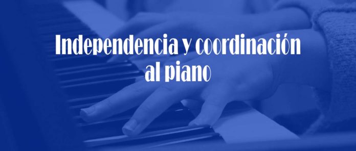 Ejercicios de independencia y coordinación al piano