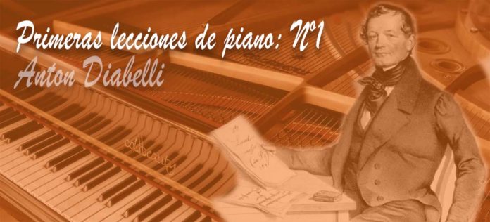 Las primeras lecciones de piano de Anton Diabelli, tutorial y partitura